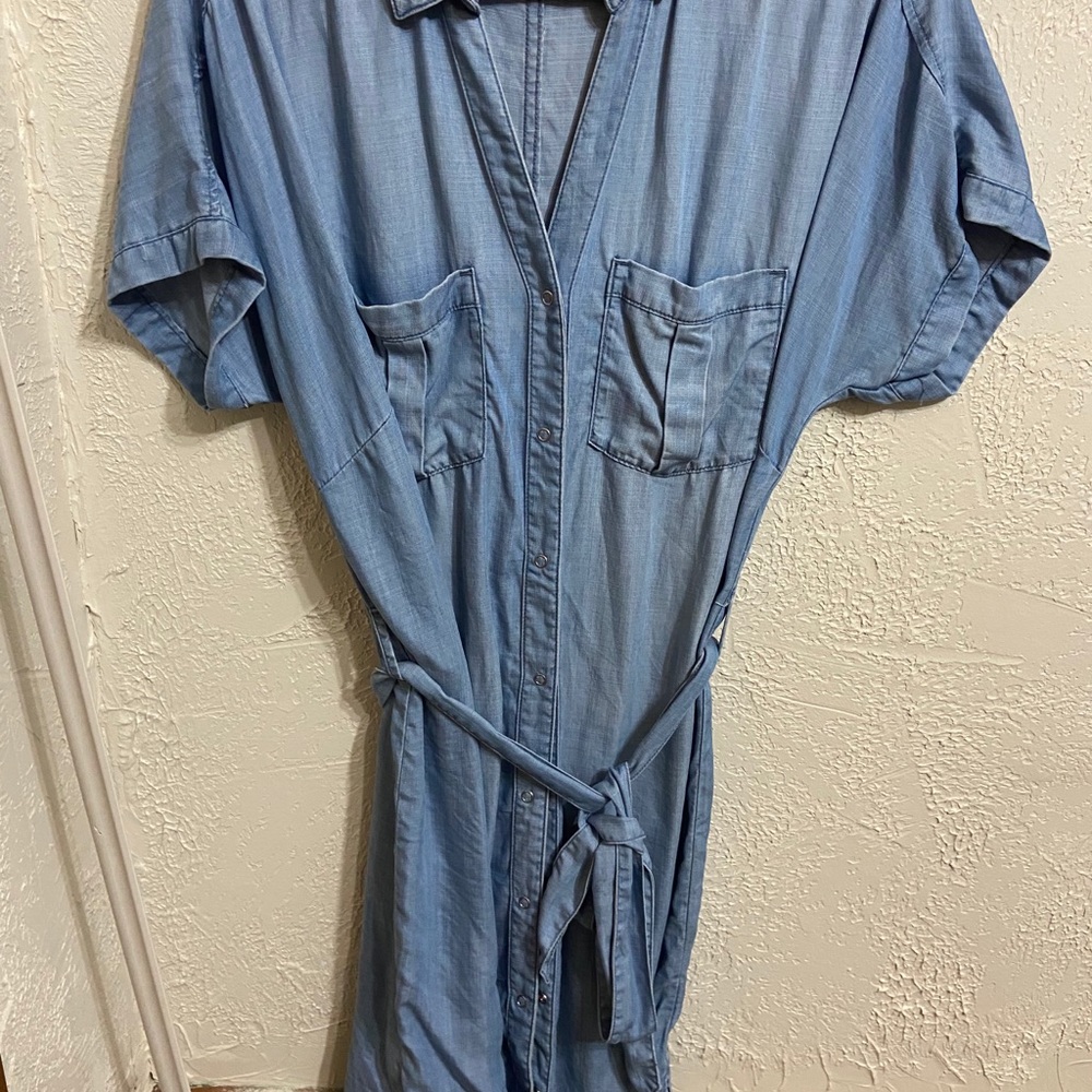 Thin jean dress